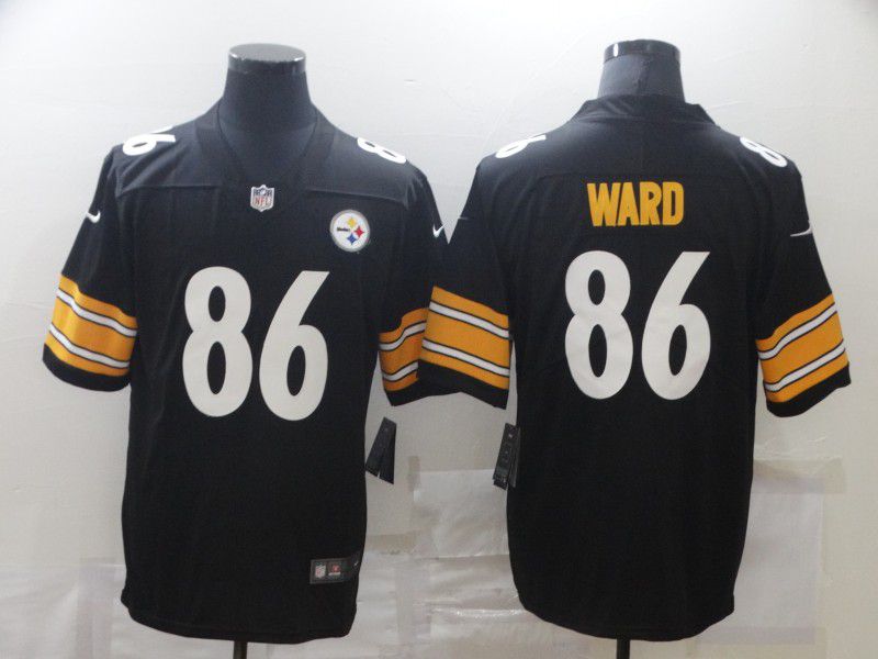 Men Pittsburgh Steelers 86 Ward Black Nike Limited Vapor Untouchable NFL Jerseys